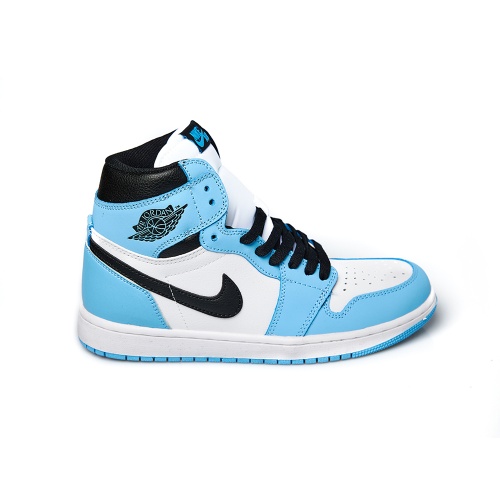 Кеды женские / Зимние / Nike Air Jordan 1 High / Голубой