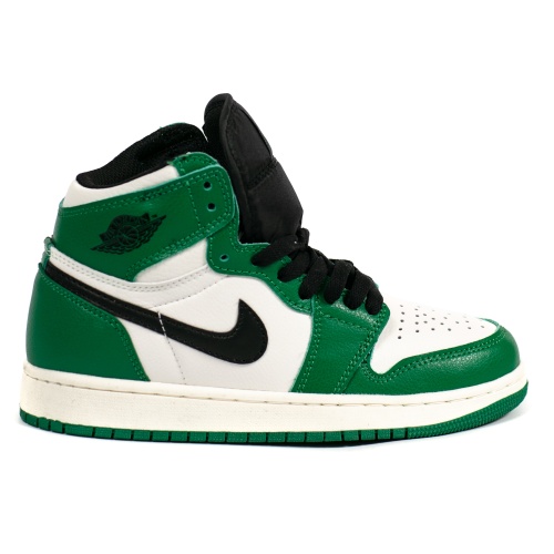 Кеды женские / Зимние / Nike Air Jordan 1 High / Зеленый