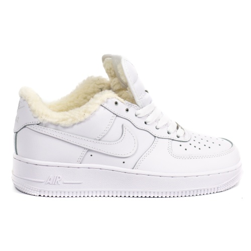 КРОССОВКИ ЗИМНИЕ NIKE AIR FORCE 1 LOW, БЕЛЫЙ